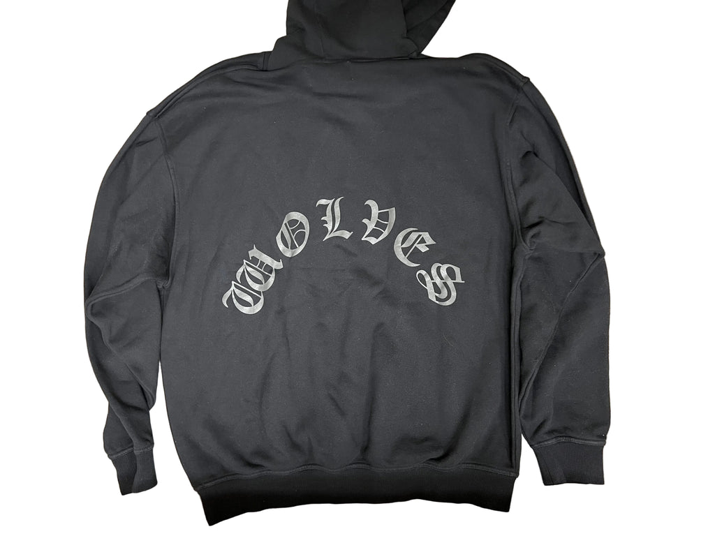 DARC SPORT WOLVES FOREVER HOODIE IN BLACK - XL