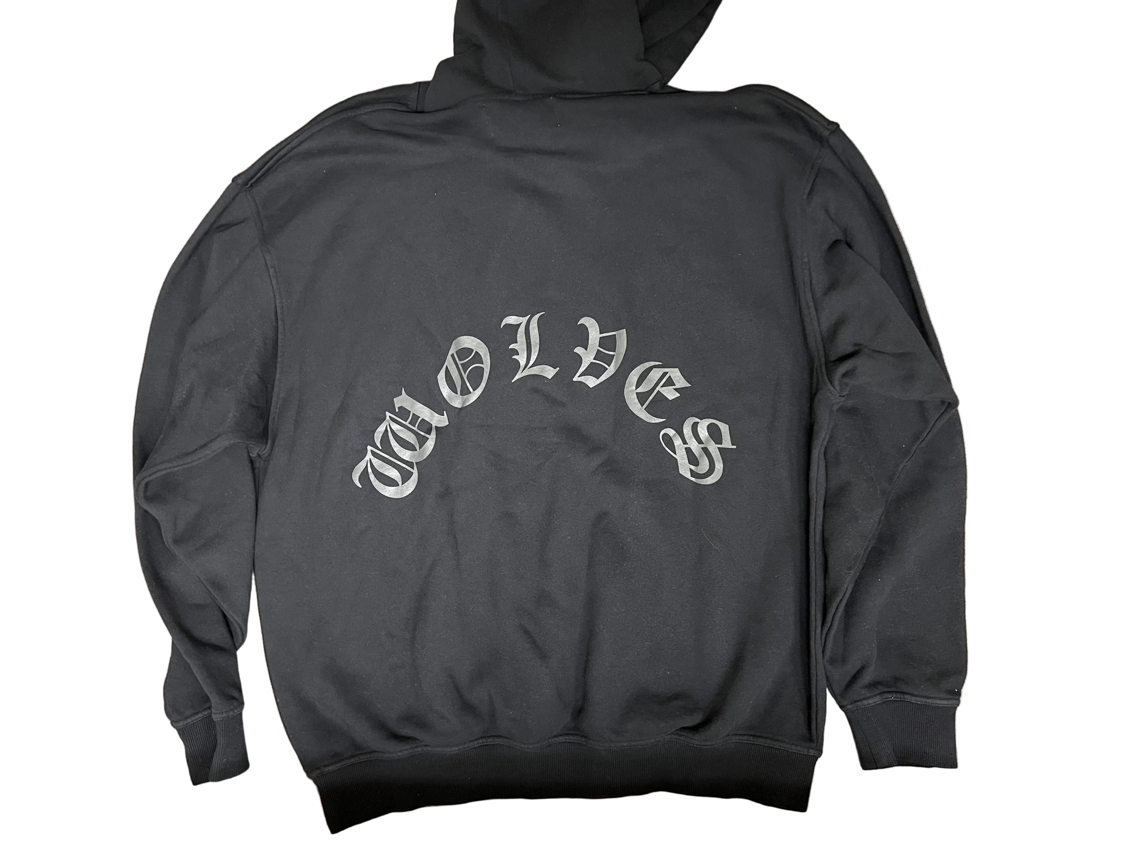 DARC SPORT WOLVES FOREVER HOODIE IN BLACK - XL